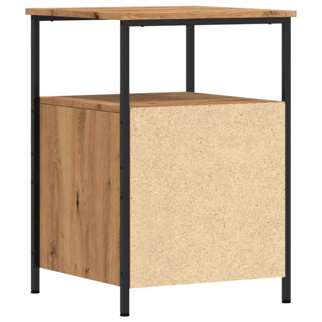 Nattbord 2 stk artisan eik 34x35,5x50 cm konstruert tre