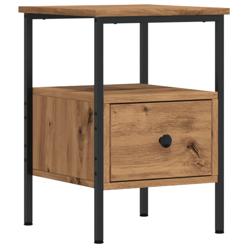 Nattbord artisan eik 34x36x50 cm konstruert tre