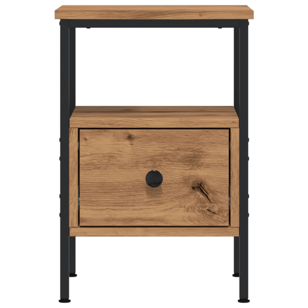 Nattbord artisan eik 34x36x50 cm konstruert tre