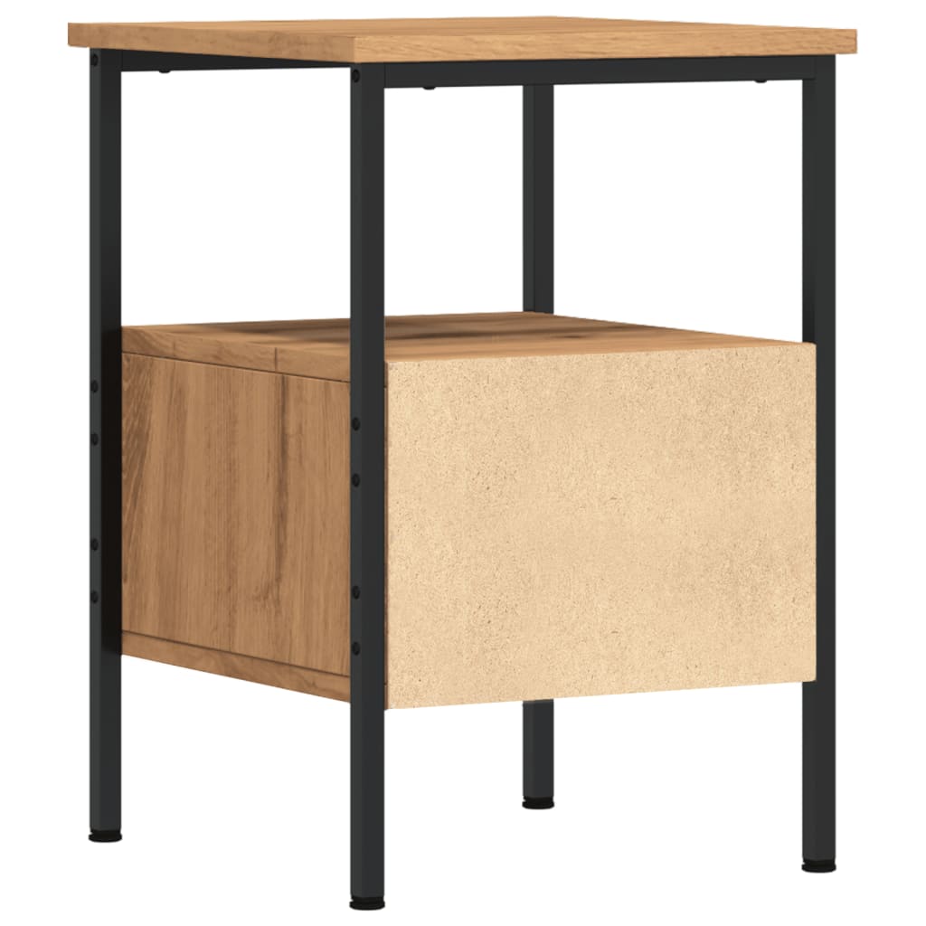 Nattbord 2 stk artisan eik 34x36x50 cm konstruert tre