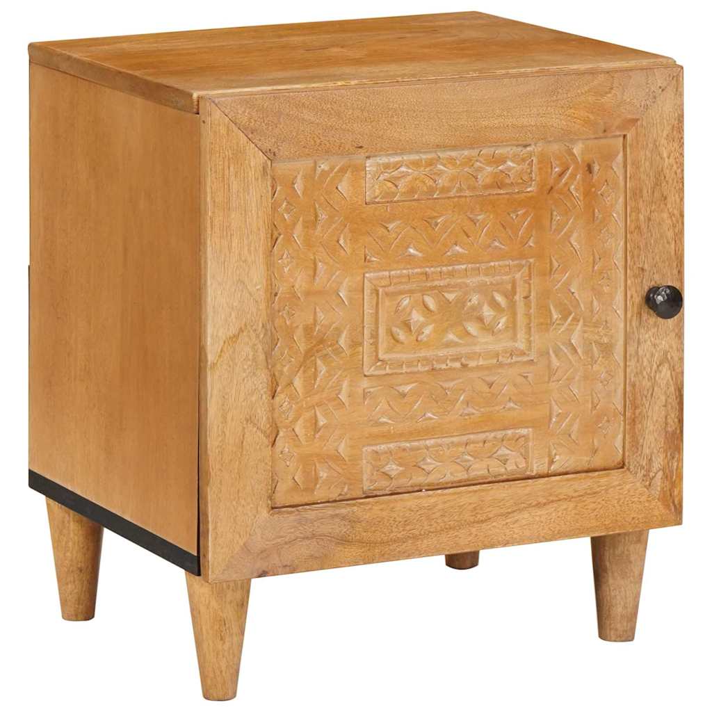 Nattbord Lysebrun 40 x 33 x 46 cm heltre mango