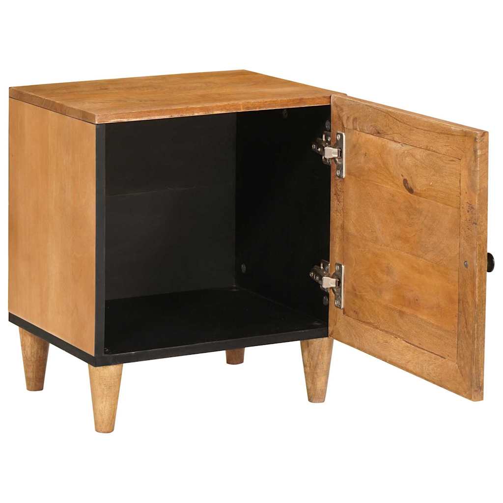 Nattbord 2 pcs Lysebrun 40 x 33 x 46 cm heltre mango
