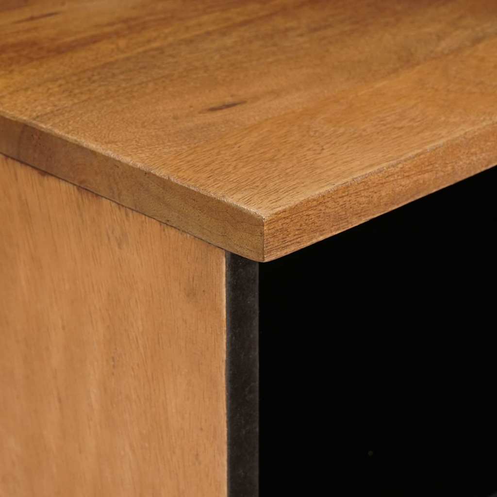 Nattbord med skuff 2 pcs Lysebrun 40 x 33 x 46 cm heltre mango