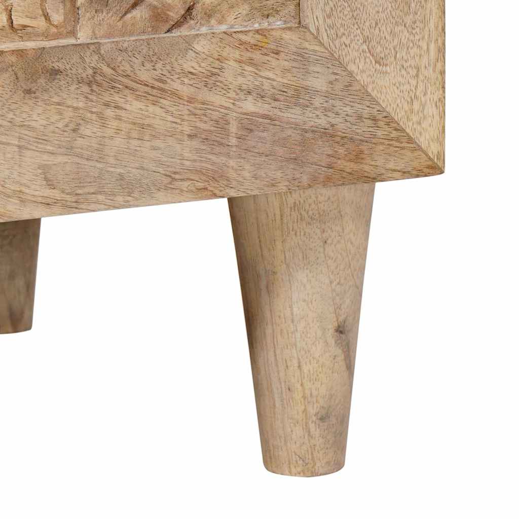 Nattbord Beige 40 x 33 x 46 cm heltre mango