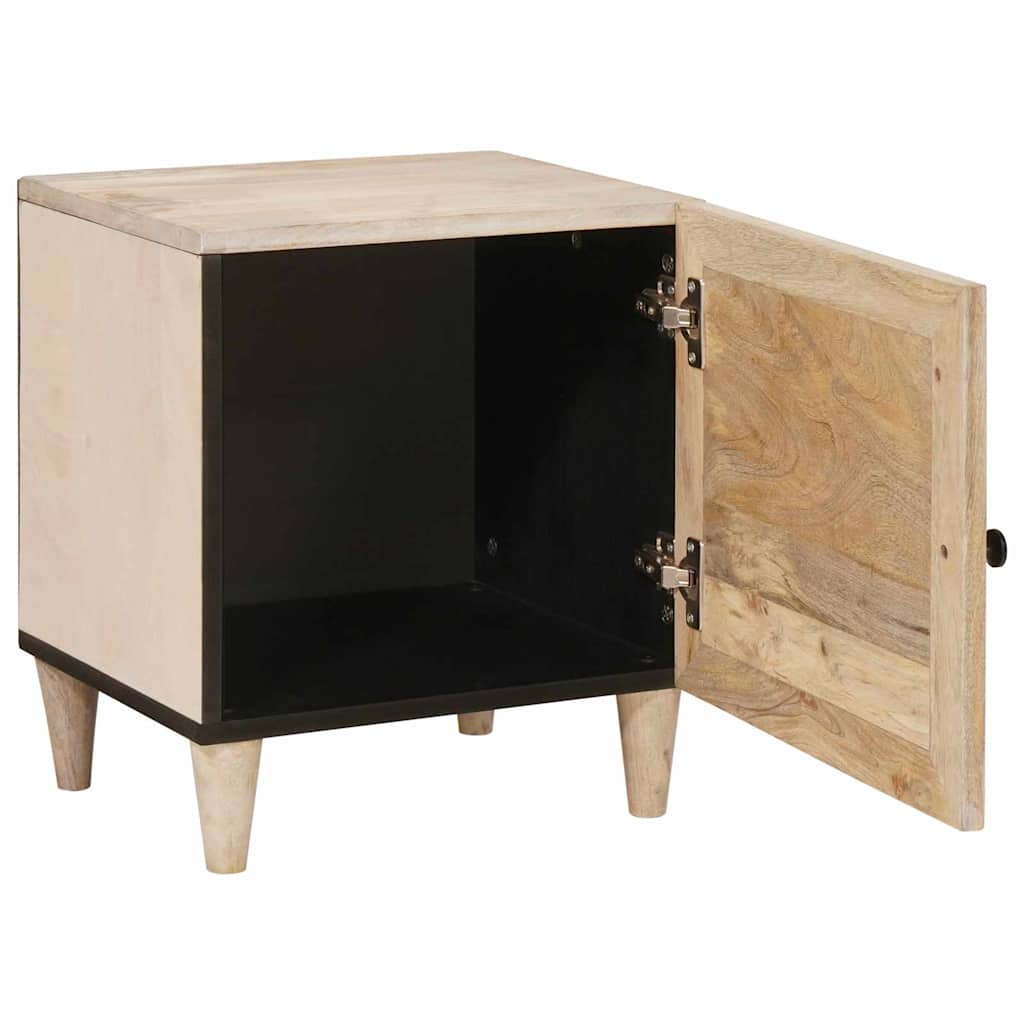Nattbord Beige 40 x 33 x 46 cm heltre mango