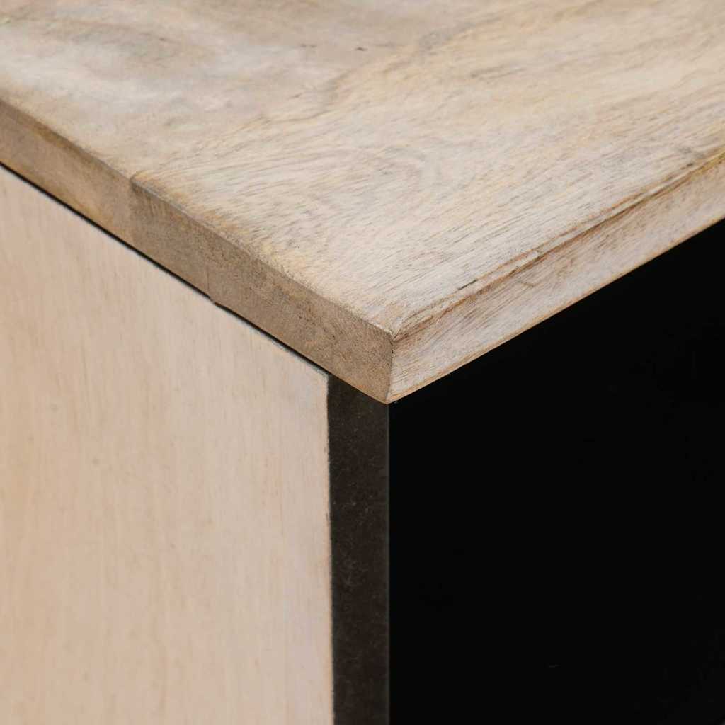 Nattbord med skuff Beige 40 x 33 x 46 cm heltre mango