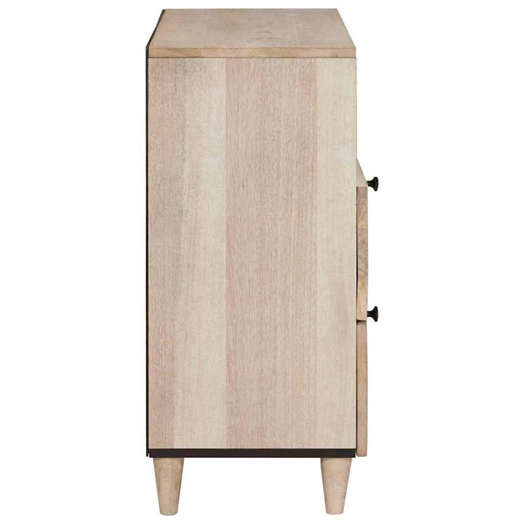 Nattbord med skuff med hylle Beige 50 x 33 x 60 cm heltre mango