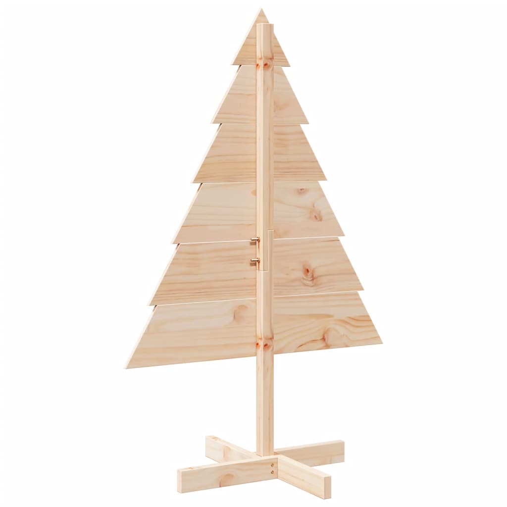 Juletre av tre til pynt 110 cm heltre