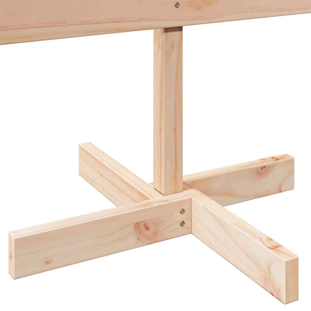 Juletre av tre til pynt 110 cm heltre
