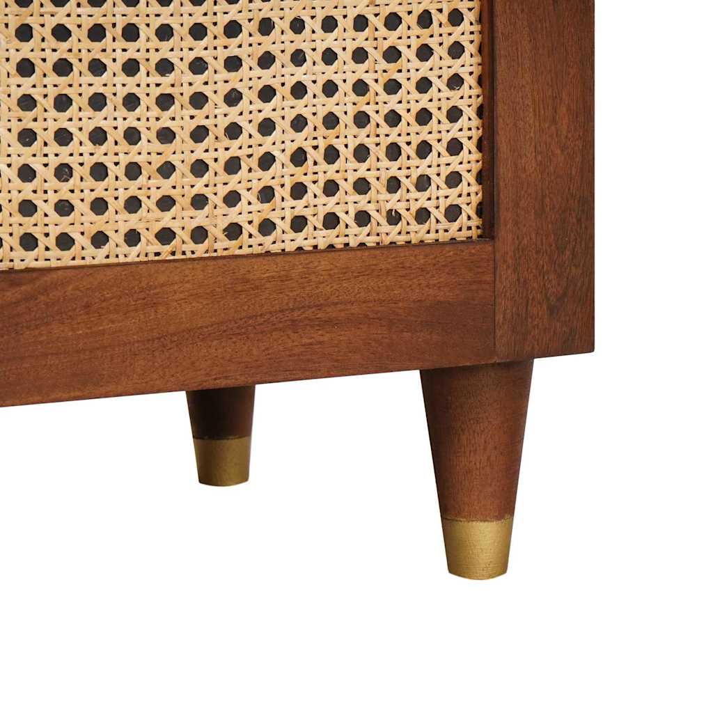 Nattbord 40 x 33.5 x 46 cm Solid mango tre og konstruert tre