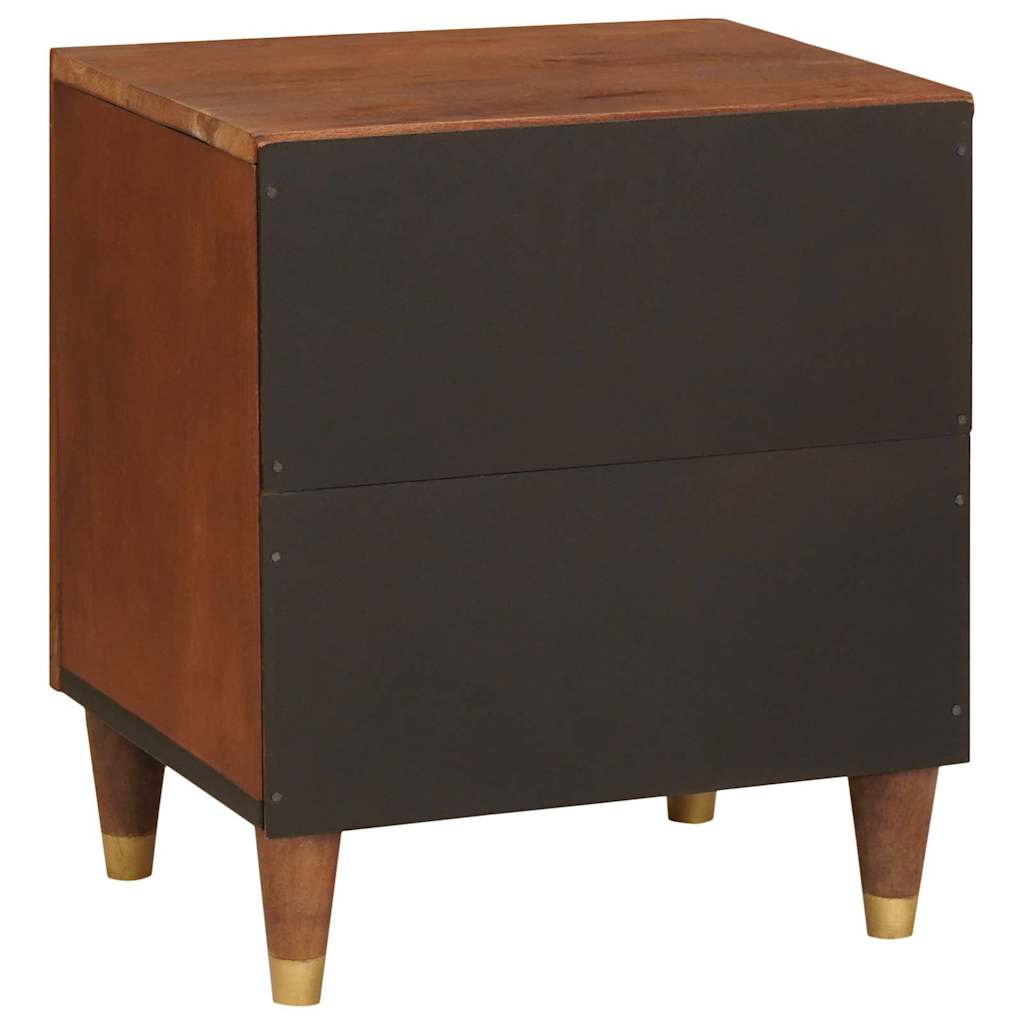 Nattbord 40 x 33.5 x 46 cm Solid mango tre og konstruert tre