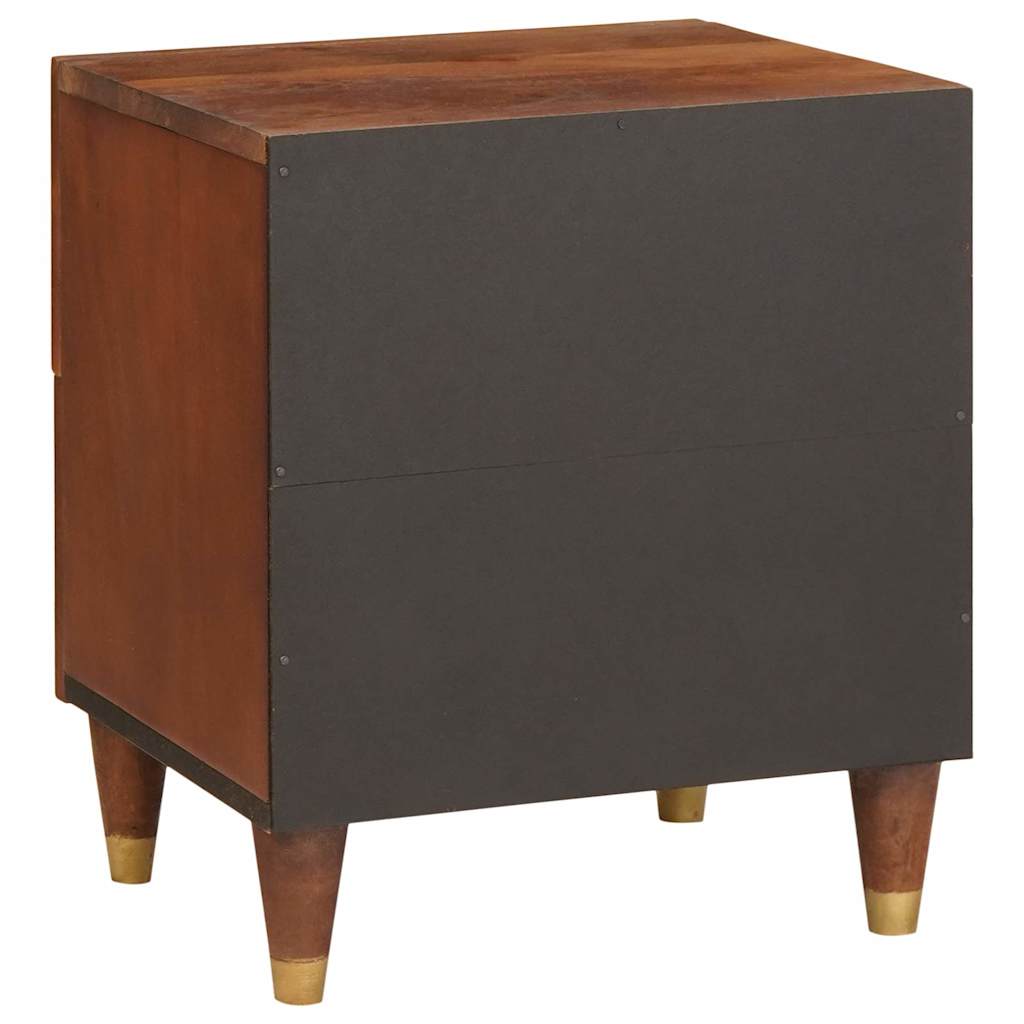 Nattbord 40 x 33.5 x 46 cm Solid mango tre og konstruert tre