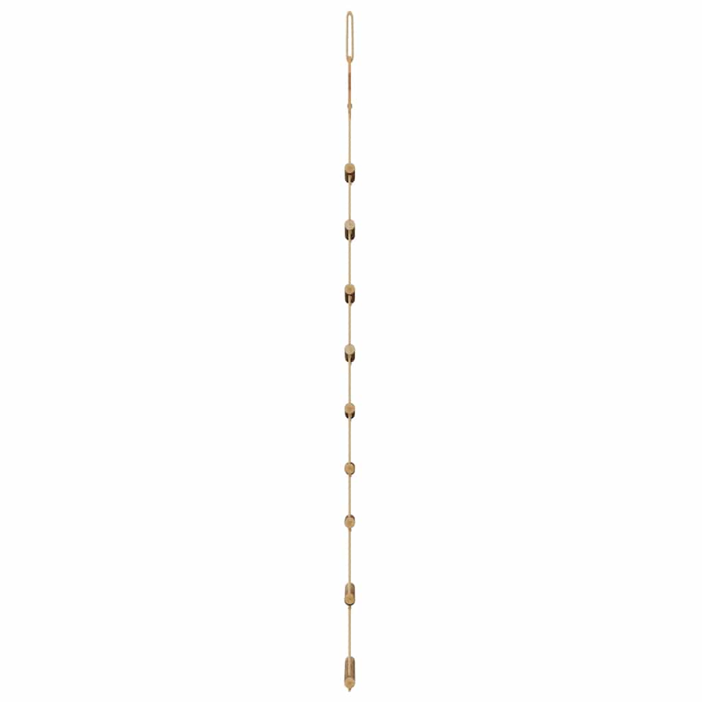 Hengende juletrær med toppstjerner 2 stk 55x120cm Naturlig gren