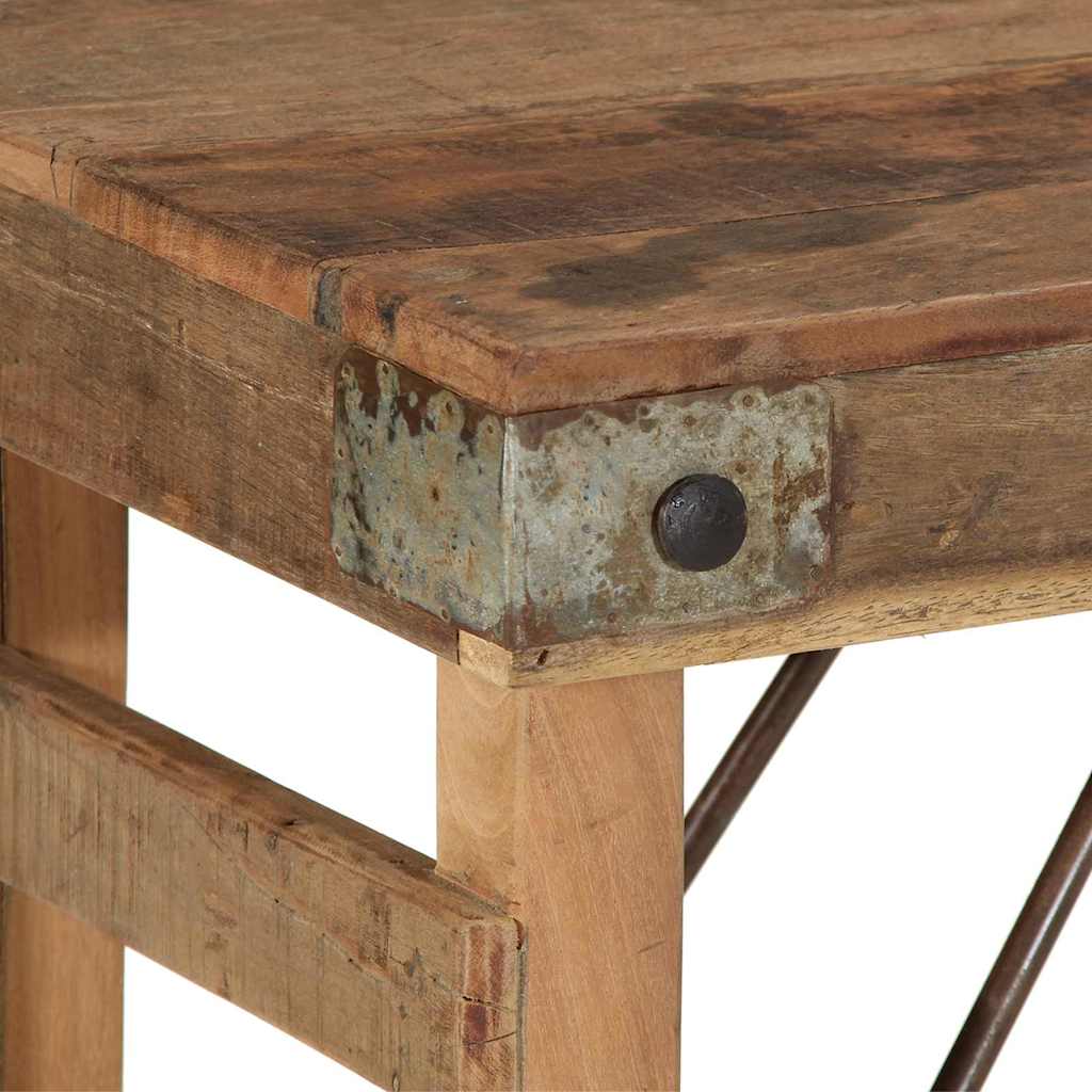 Konsollbord Brun 110 x 35 x 76 cm Massivt gjenvunnet tre