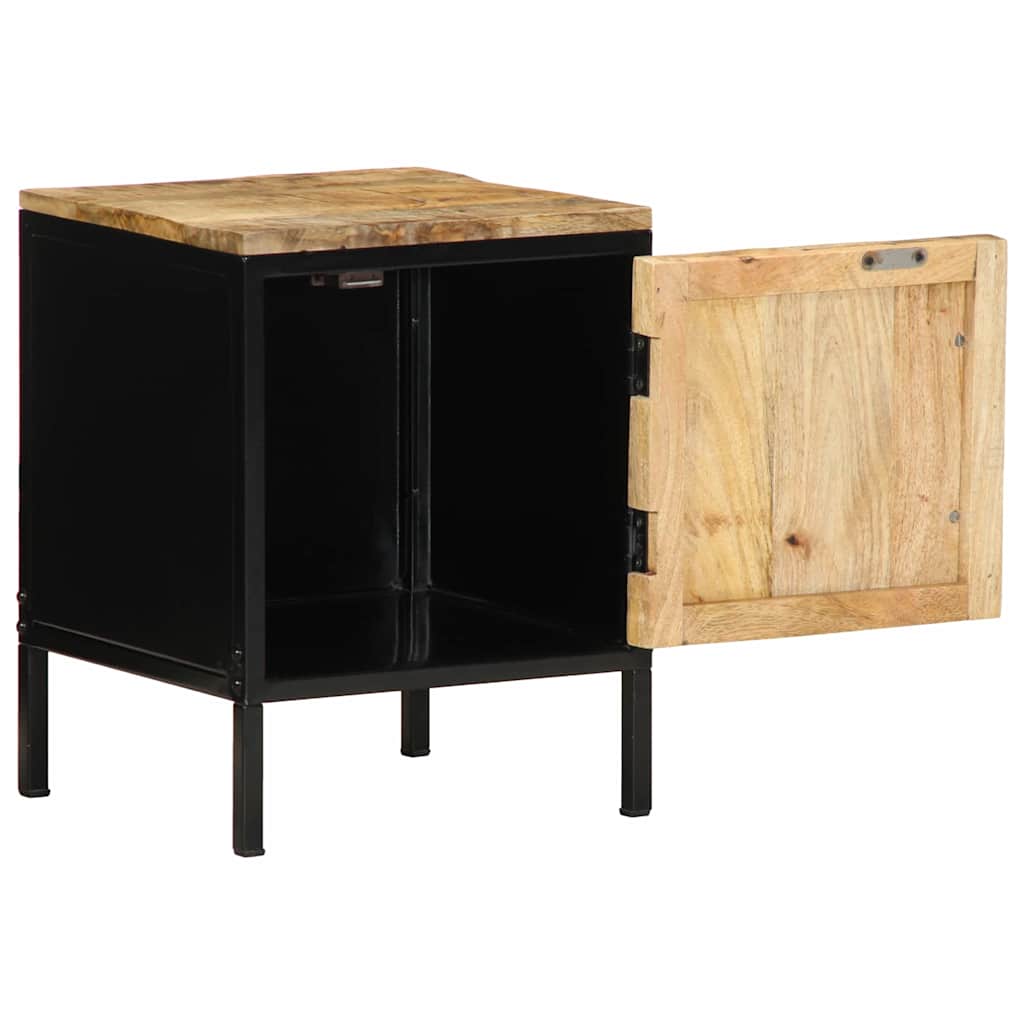 Nattbordskap 2 pcs Brunt og svart 30 x 30 x 40 cm