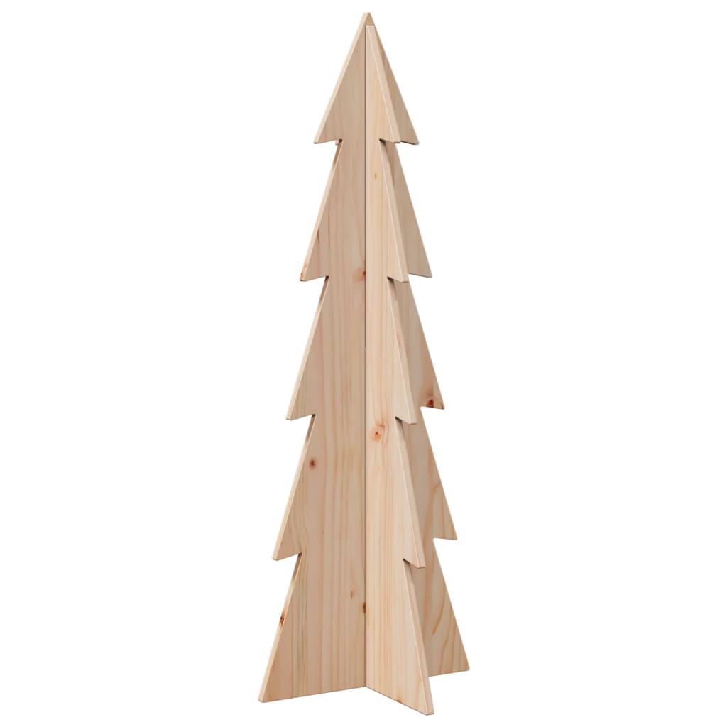 Juletre av tre til pynt 112 cm heltre furu