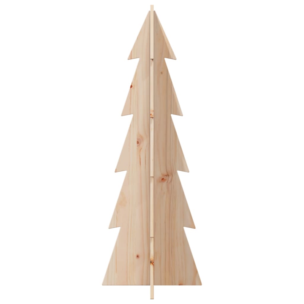 Juletre av tre til pynt 112 cm heltre furu