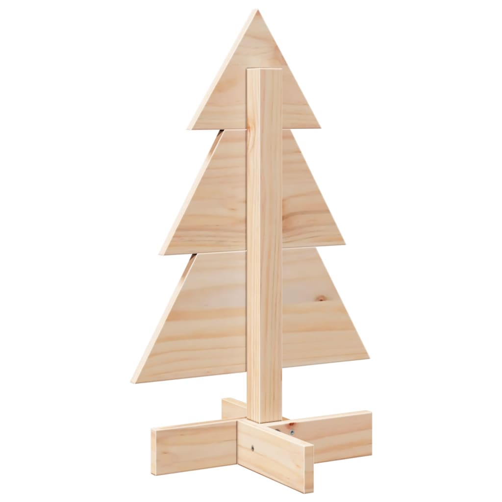 Juletre av tre til pynt 60 cm heltre furu