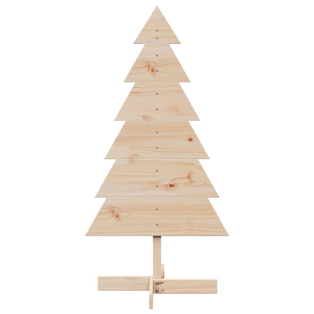 Juletre av tre til pynt 120 cm heltre furu