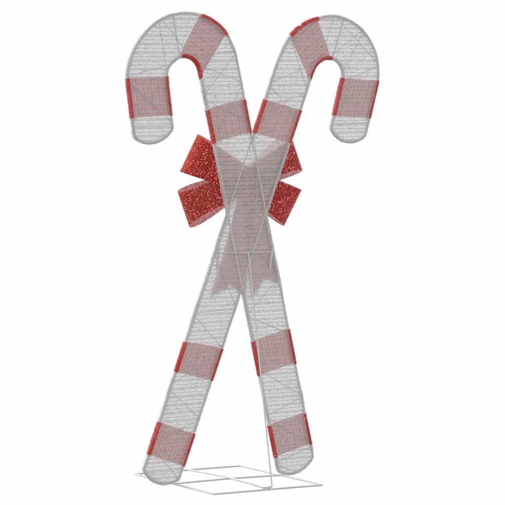 Julepynt candy cane 50 LEDs varm hvit