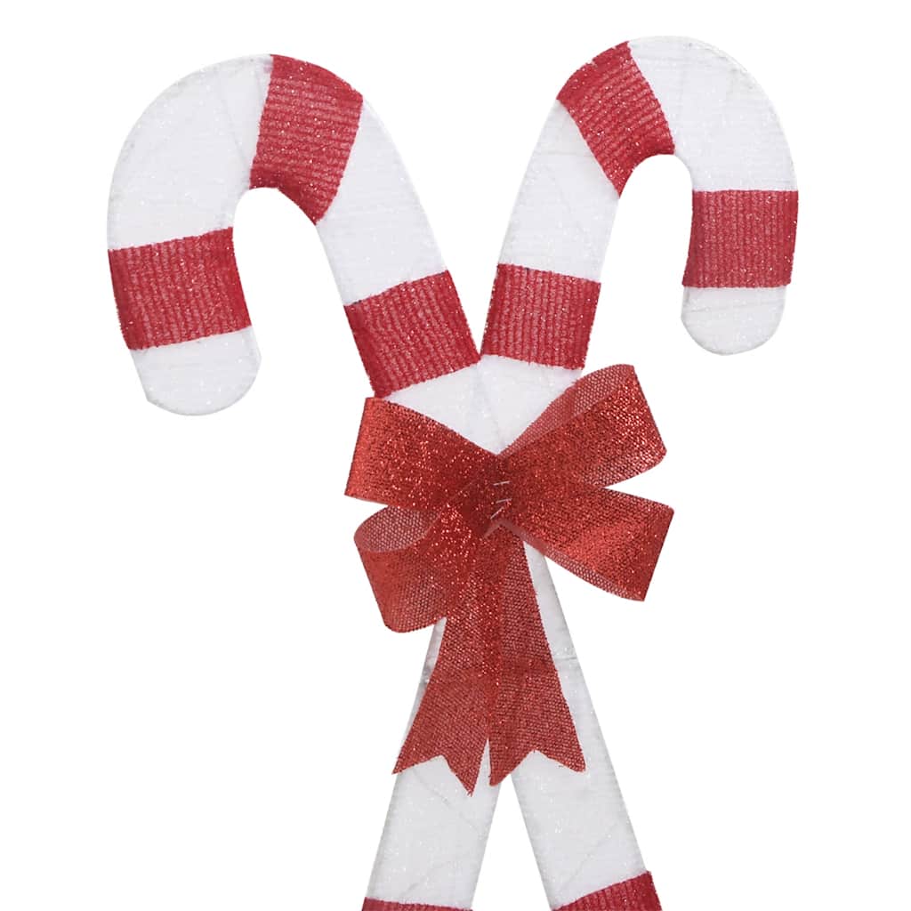 Julepynt candy cane 50 LEDs varm hvit