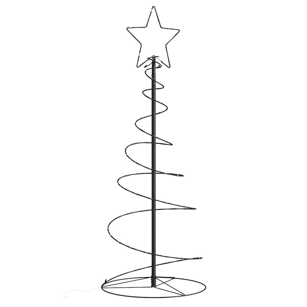 Juletre lyskjegle 80 LED varmhvit 120 cm
