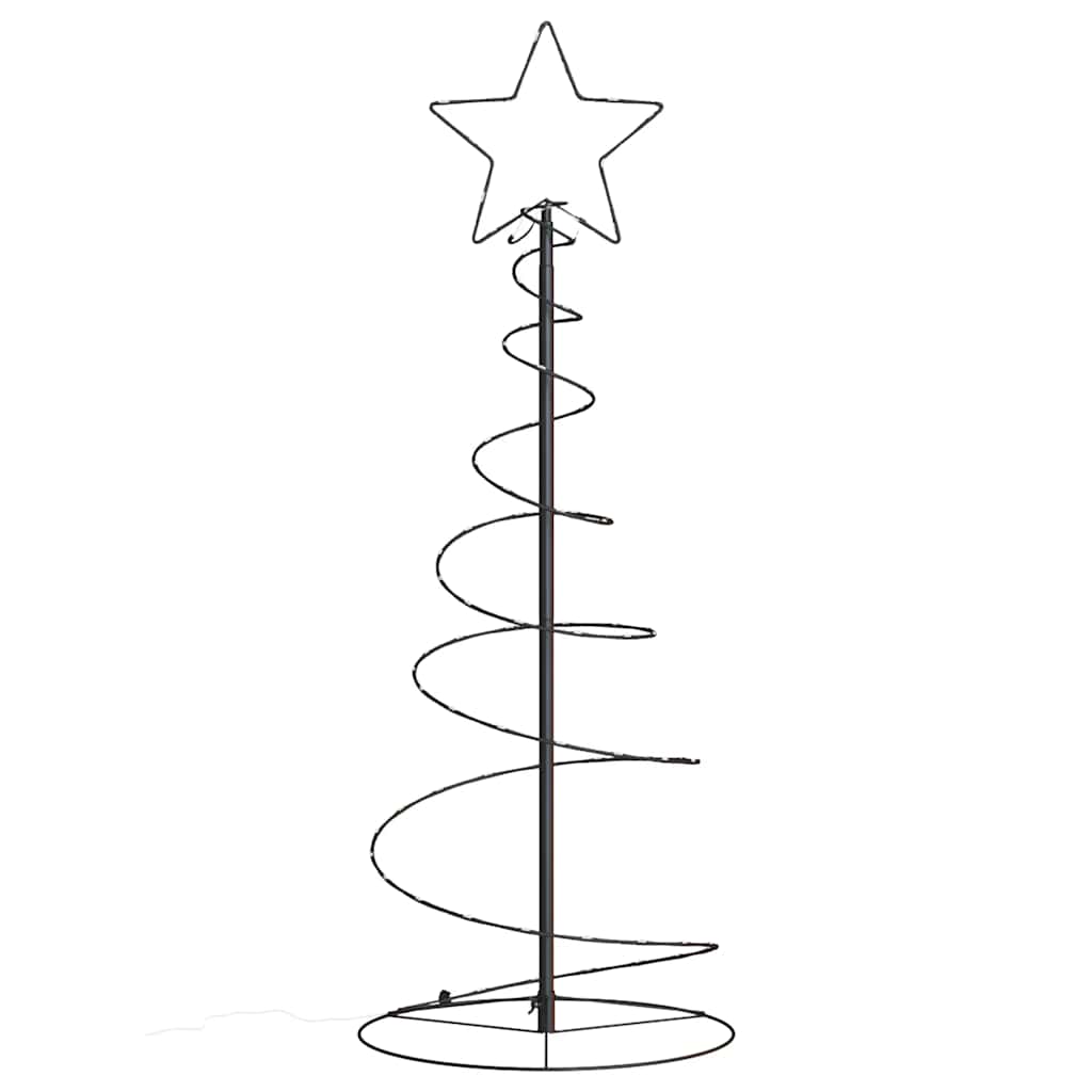 Juletre lyskjegle 80 LED varmhvit 120 cm