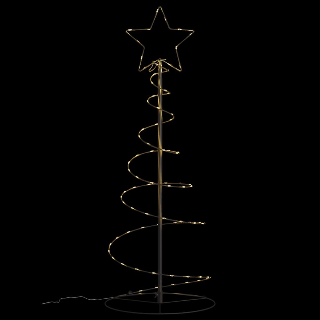 Juletre lyskjegle 80 LED varmhvit 120 cm