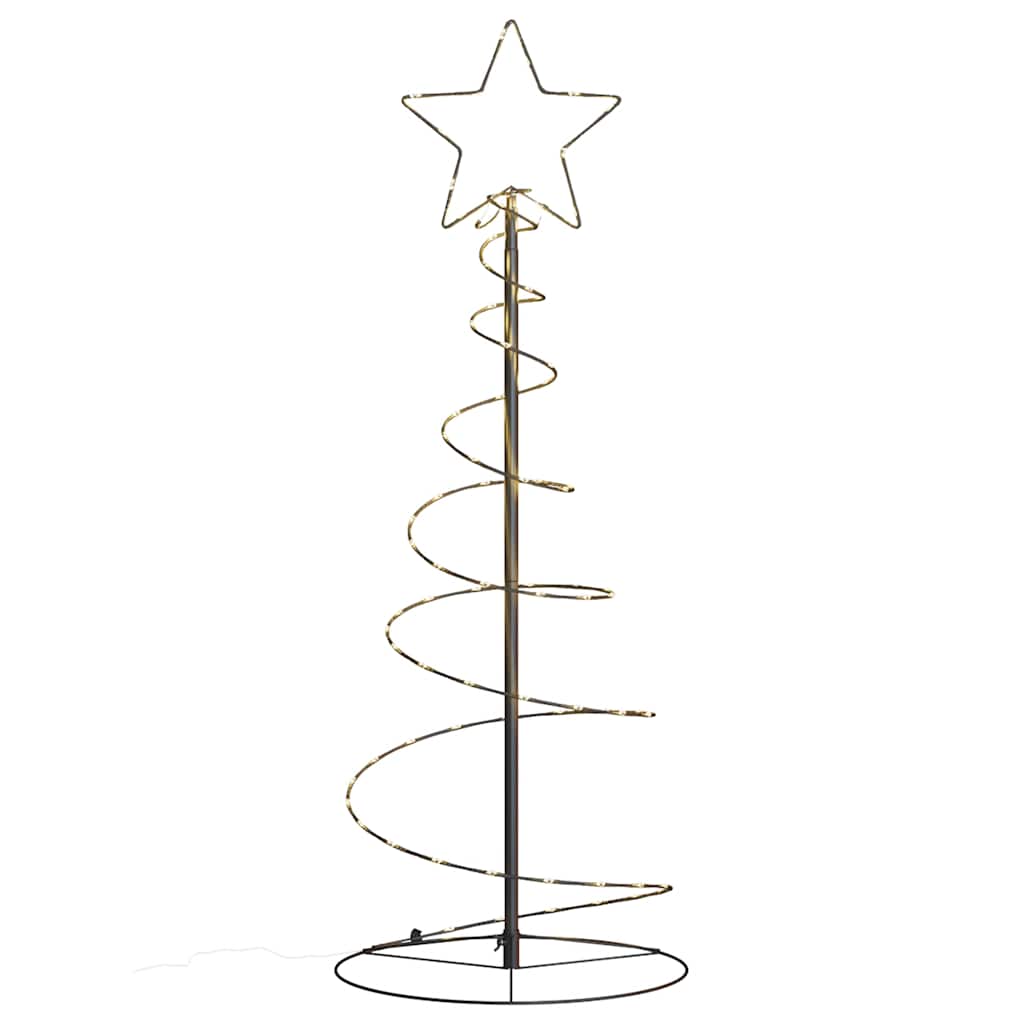 Juletre lyskjegle 80 LED varmhvit 120 cm
