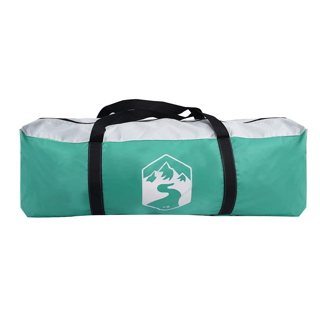 bassengtelt med avtagbare flue og nettingvegger havgrønn