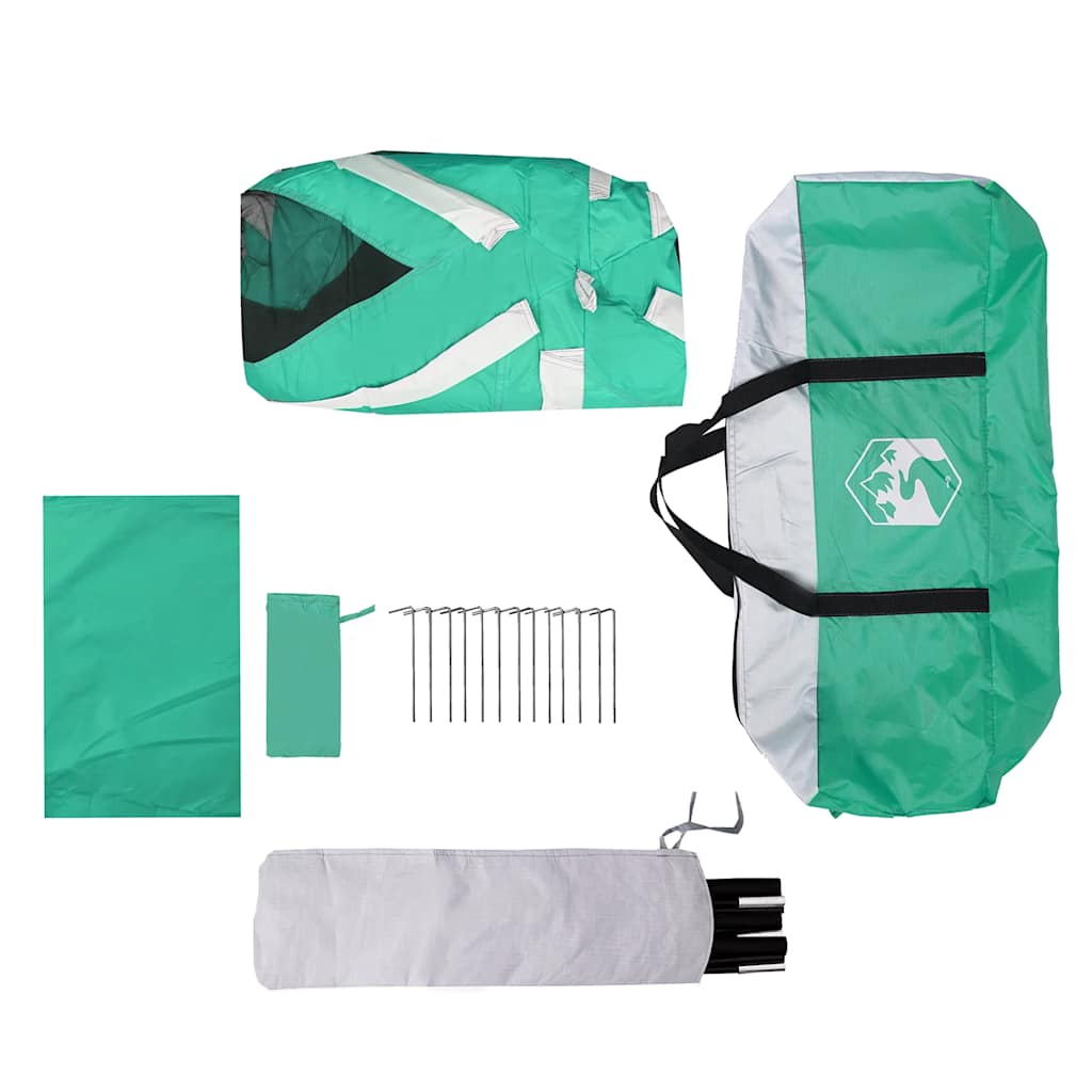 bassengtelt med avtagbare flue og nettingvegger azurblå