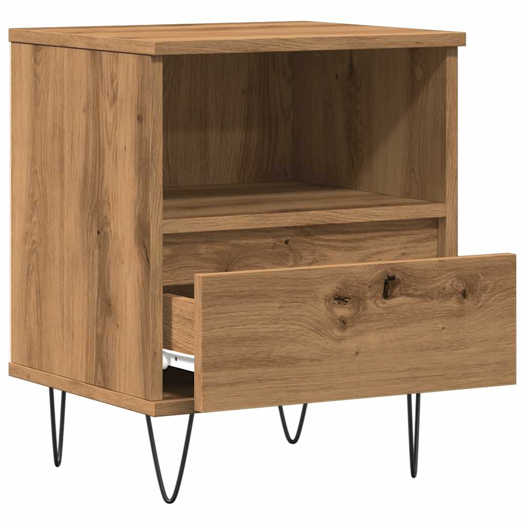Nattbord artisan eik 40x35x50 cm konstruert tre