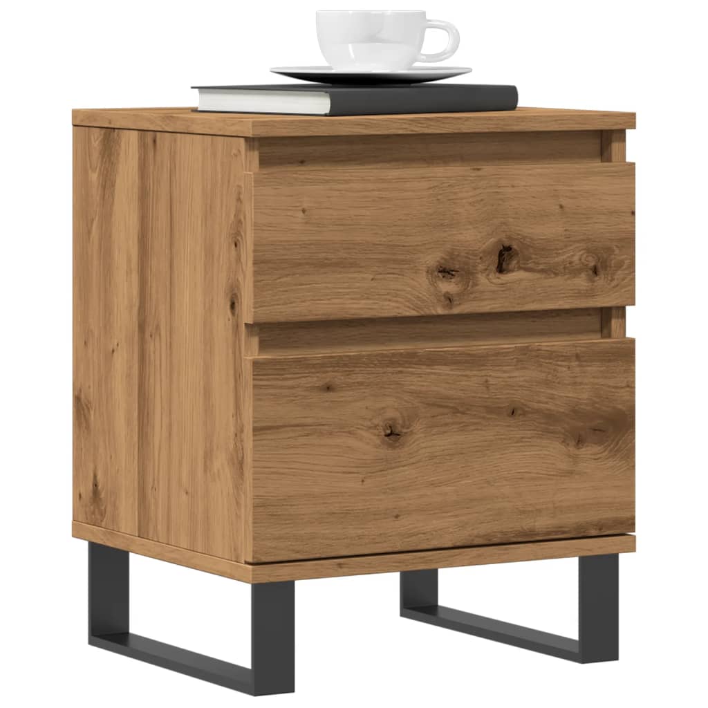Nattbord artisan eik 40x35x50 cm konstruert tre