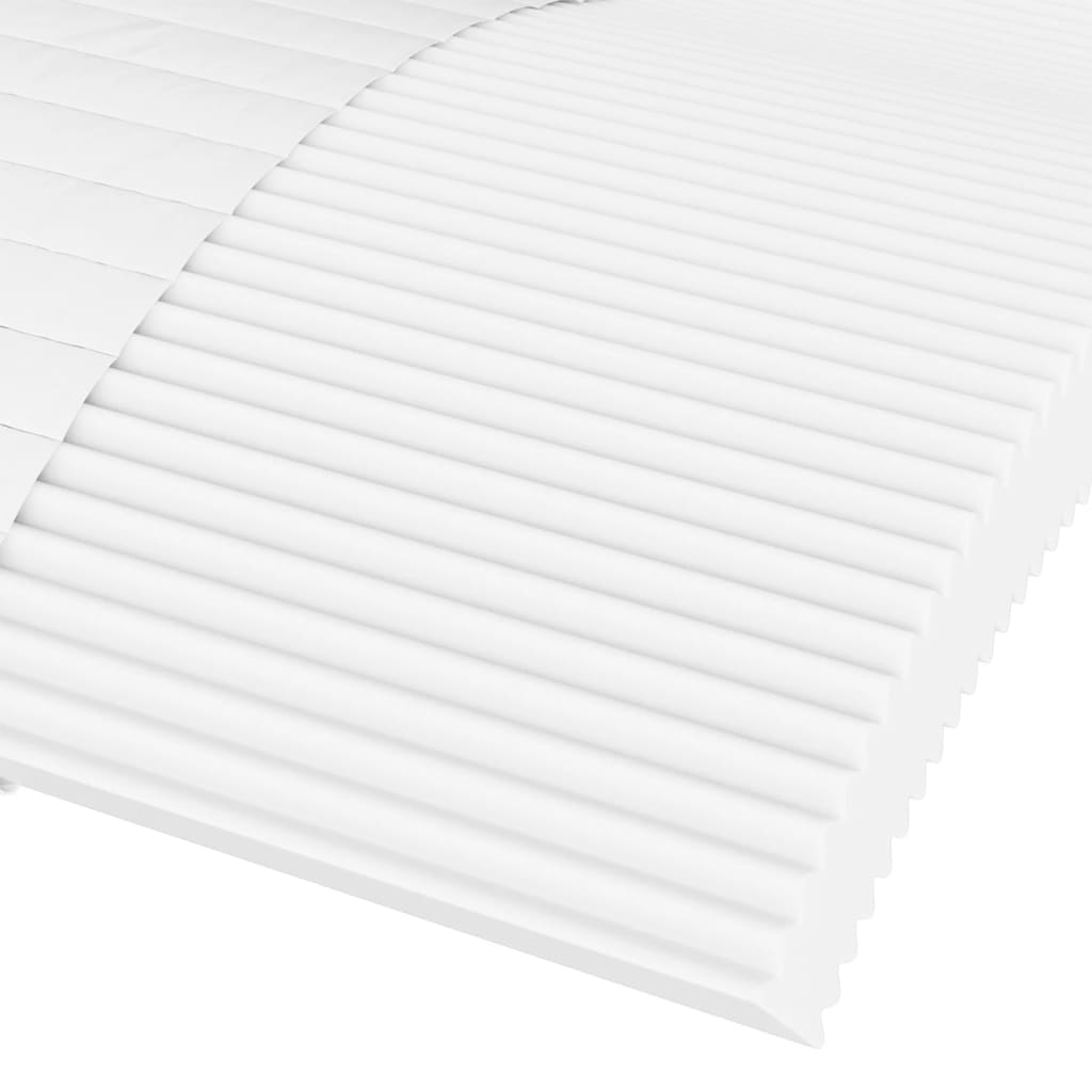 Dagseng med madrass hvit 80x200 cm heltre furu