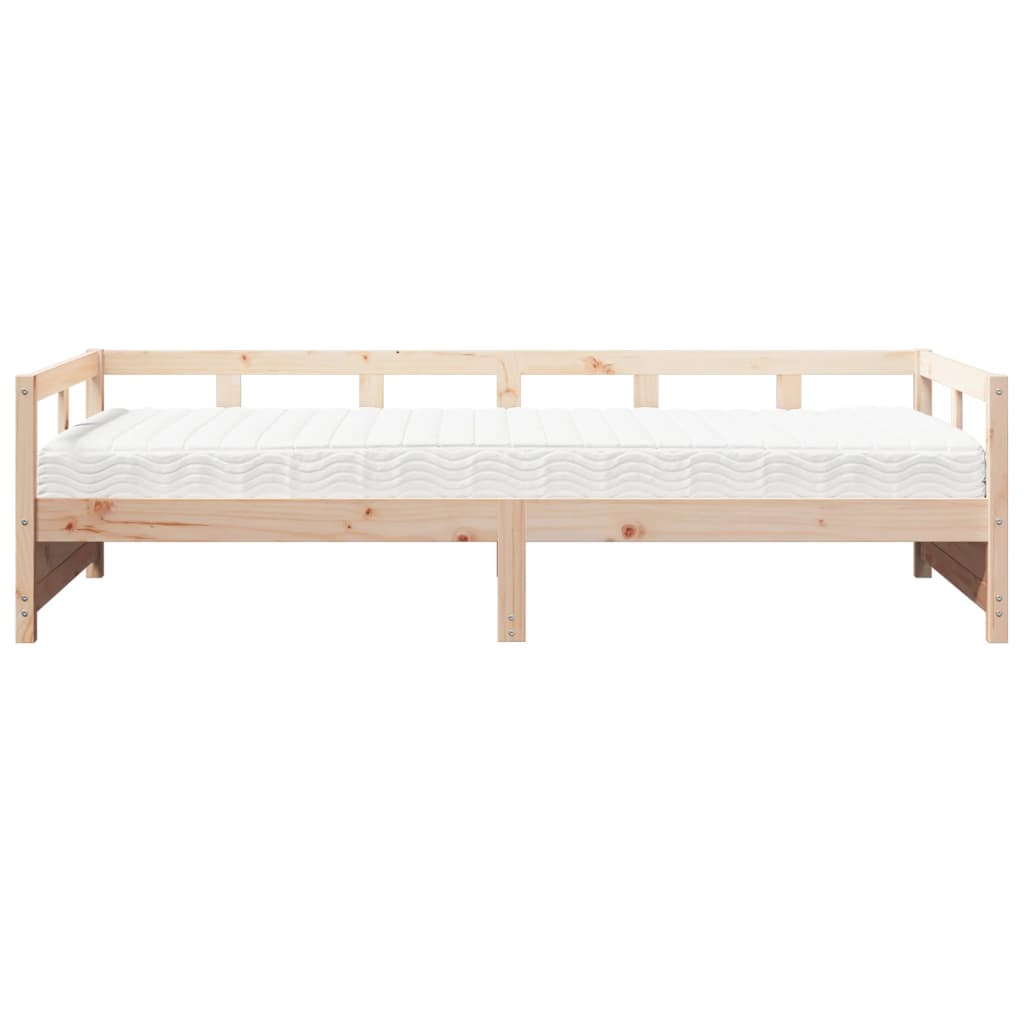 Dagseng med madrass 90x200 cm heltre furu