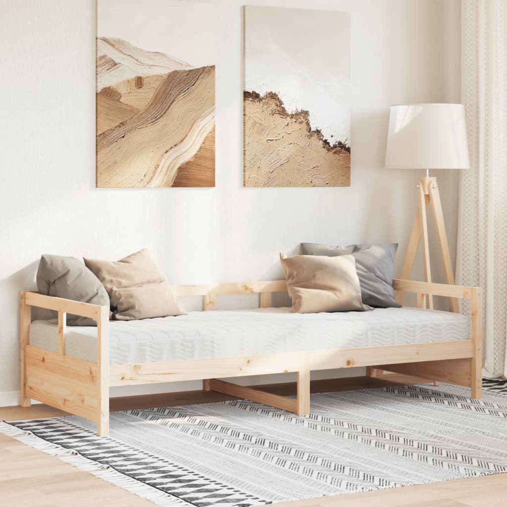 Dagseng med madrass 90x200 cm heltre furu