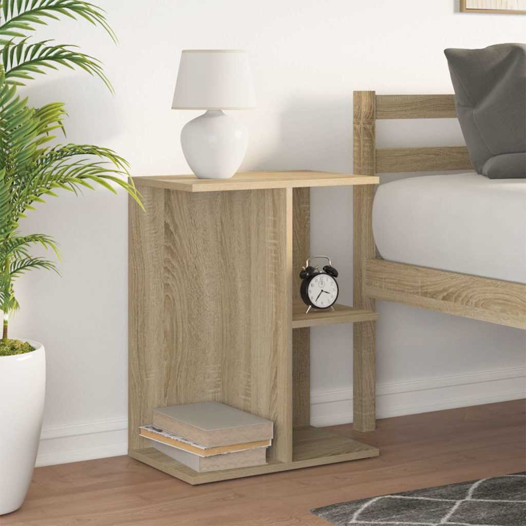 Nattbord sonoma eik 46,5x29x61 cm konstruert tre