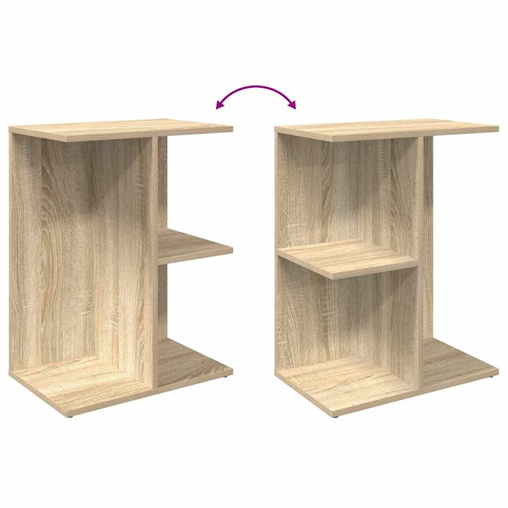 Nattbord sonoma eik 46,5x29x61 cm konstruert tre