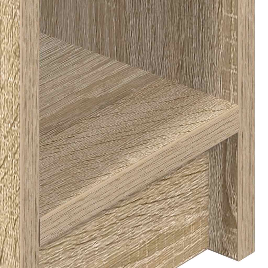 Nattbord med skuff sonoma eik 20x36x60 cm