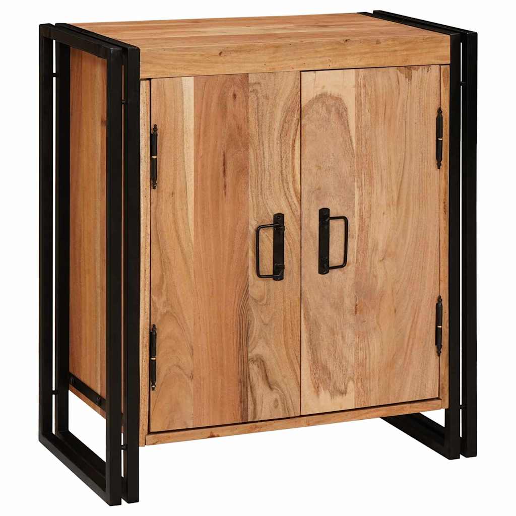 Nattbordskap Brun 38 x 33 x 58 cm heltre akasie