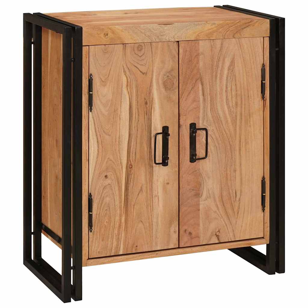 Nattbordskap Brun 38 x 33 x 58 cm heltre akasie