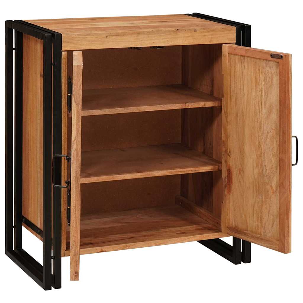 Nattbordskap Brun 38 x 33 x 58 cm heltre akasie