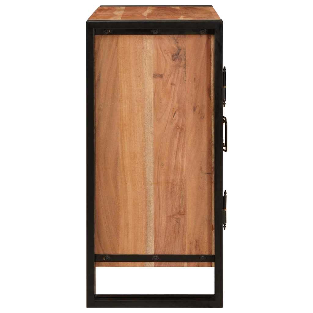 Nattbordskap Brun 38 x 33 x 58 cm heltre akasie