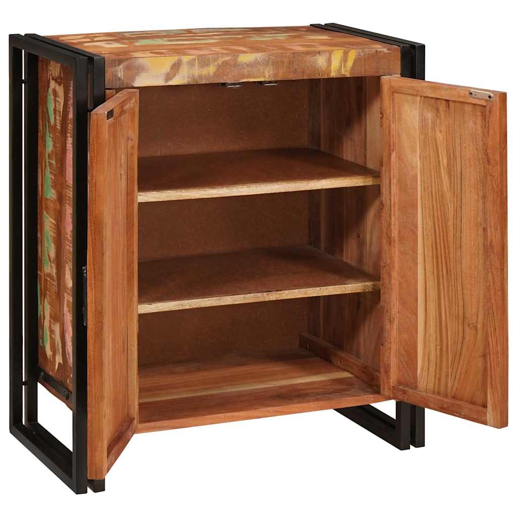 Nattbordskap Flerfarget 38 x 33 x 58 cm gjenvunnet heltre