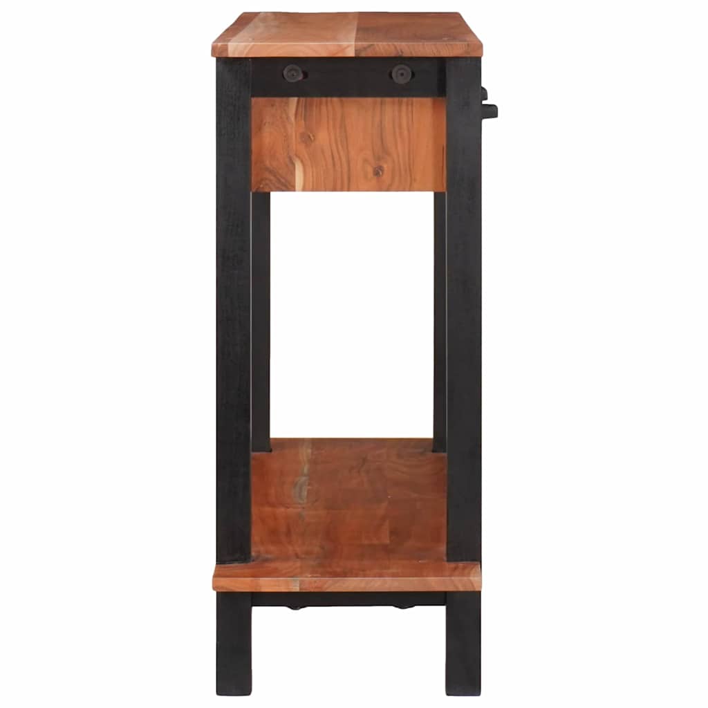 Konsollbord med skuff Brun 110 x 30 x 75 cm heltre akasie