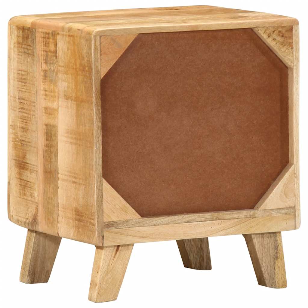 Nattbord 40x32x46 cm grovt heltre mangotre