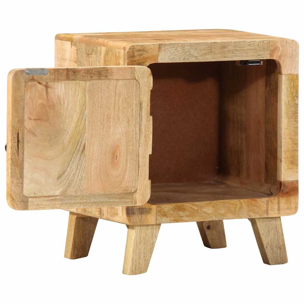 Nattbord 40x32x46 cm grovt heltre mangotre