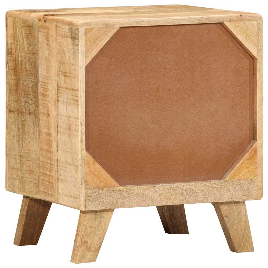 Nattbord 40x32x46 cm grovt heltre mangotre