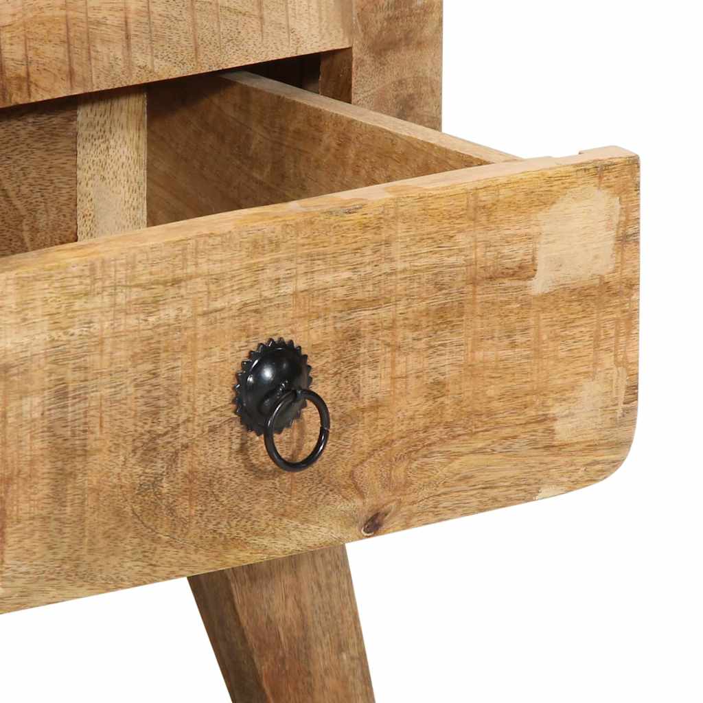 Nattbord 40x32x46 cm grovt heltre mangotre