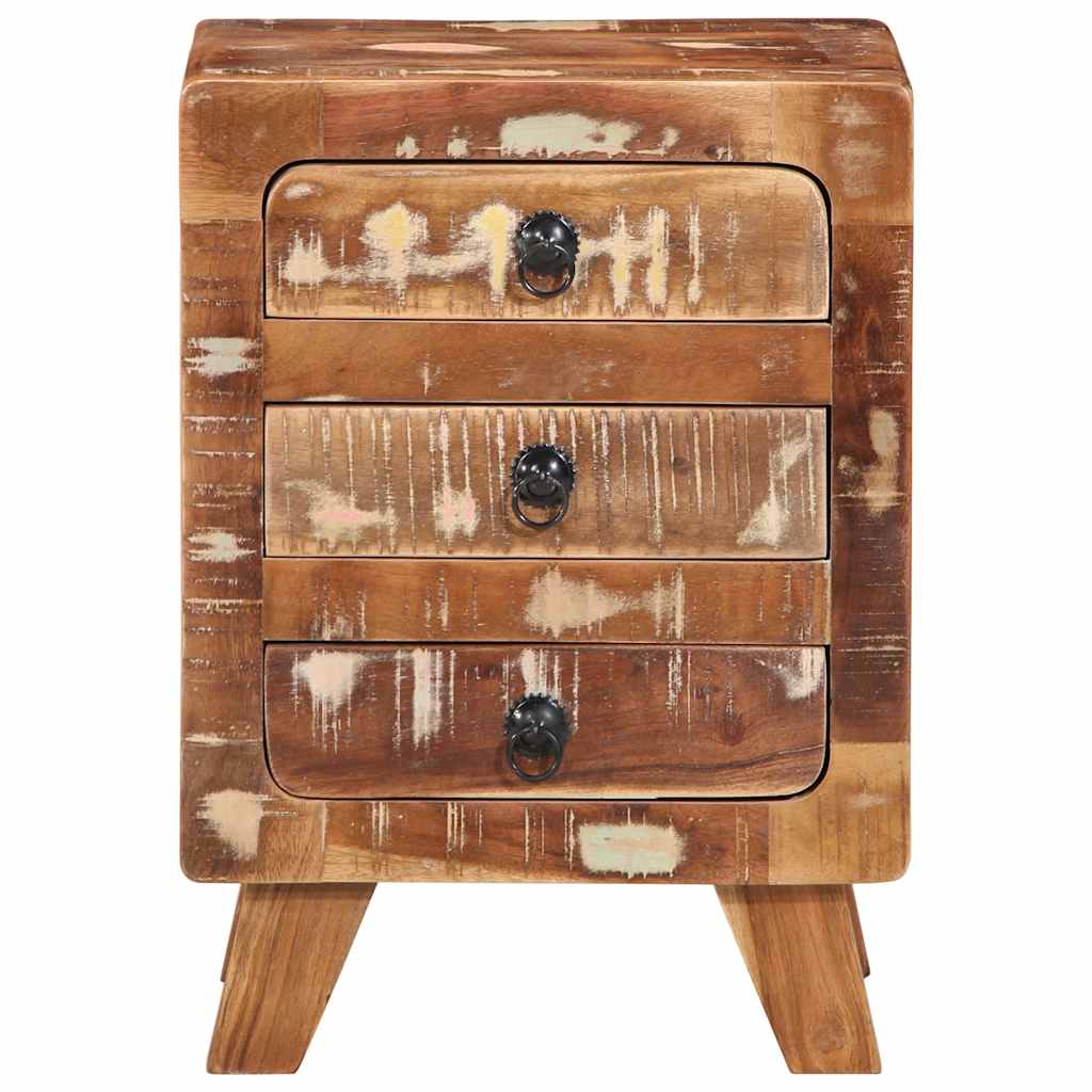 Nattbord 37x32x50 cm gjenvunnet heltre